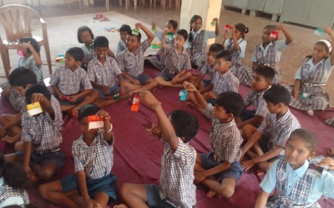 Sankrant Kite Greeting Card Making